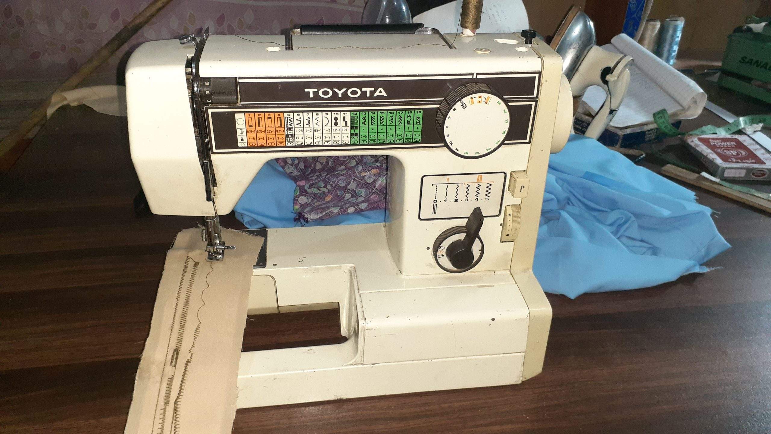 TOYOTA SEWING MACHINE.Kadai Machine by Trent Boult