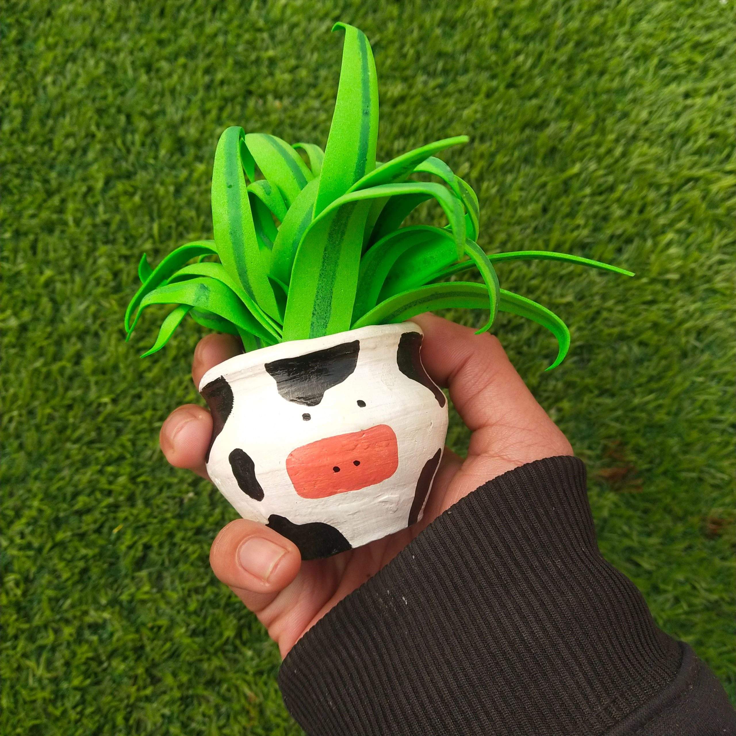 Cute matka planters by The Craft Buckett