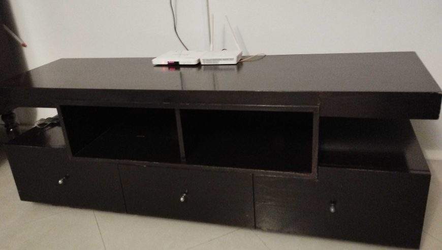 Wooden console by Kanwal Abbas