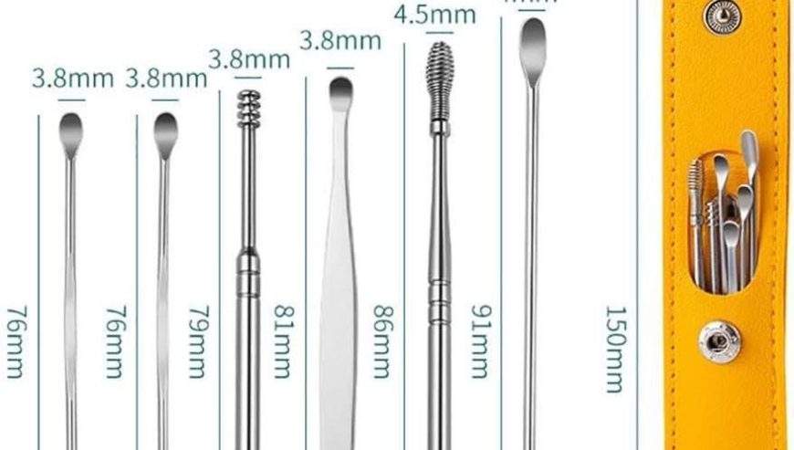Ear wax cleaning kit | Pick tools kit | 6 PCS by Haseeb Virk