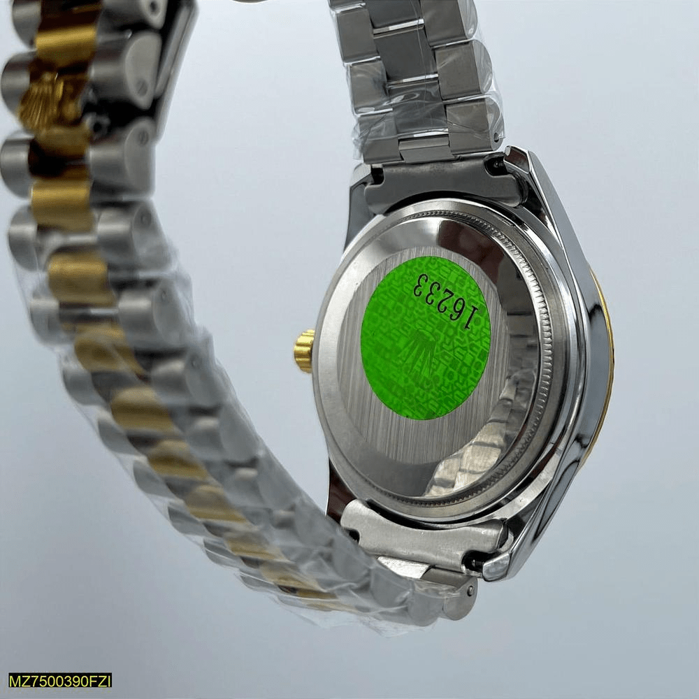 Men’s Stainless Steel Analogue Watch by Haroon Awan