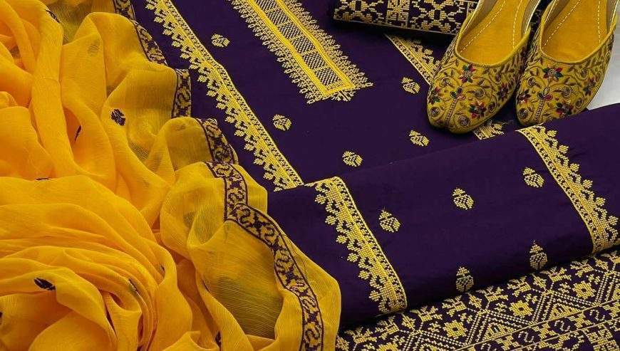 Big Sell 75% Off 2 pcs and 3 pcs suits by Sagheer Abbas