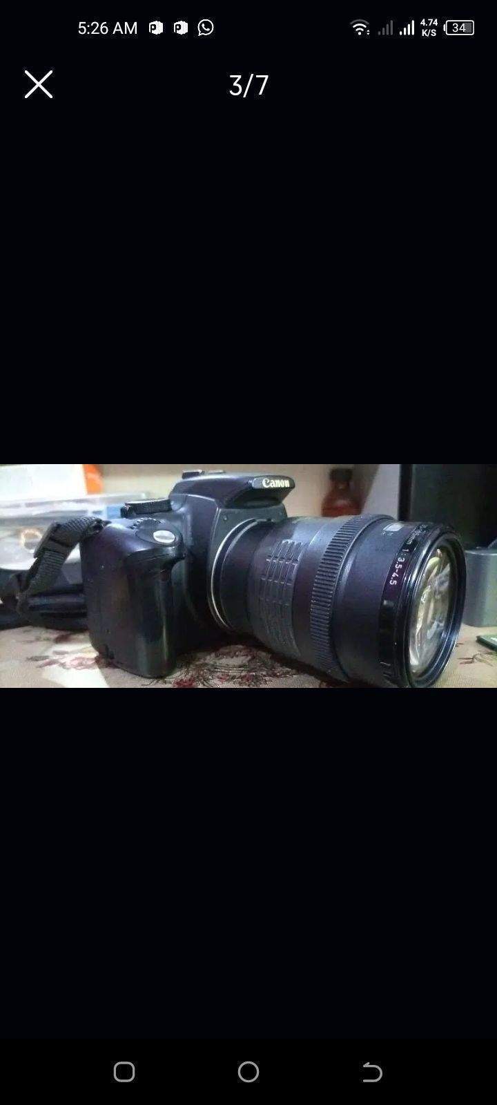Canon DSLR 35-105 lens 10/9 condition all Ok koy problem nahi ha by Rao Haseeb sardar