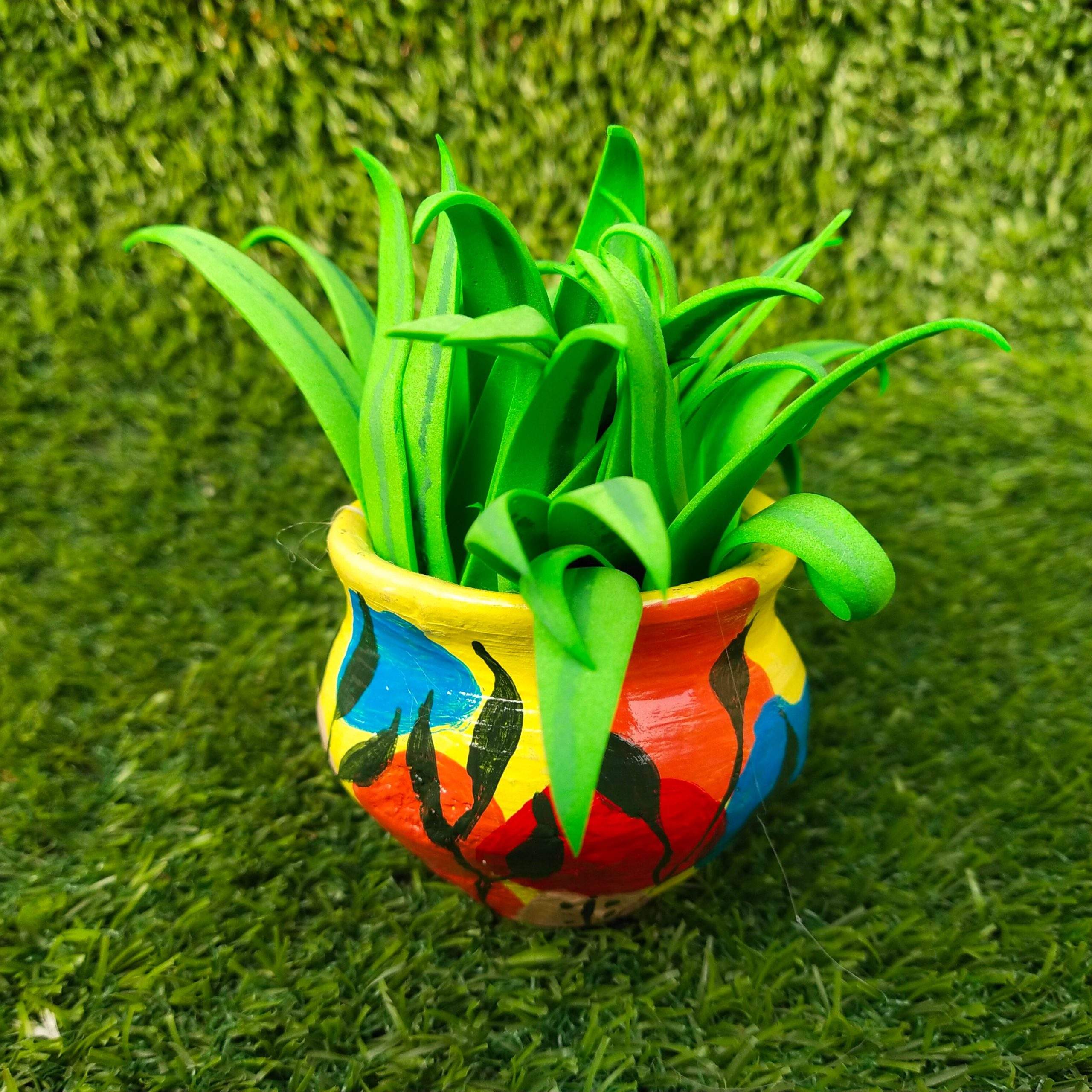 Cute matka planters by The Craft Buckett