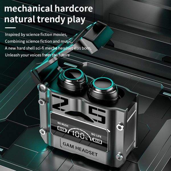 M25 Magnetic Charging Earbuds Mechanical Gaming Headphone Tws Wireless by Sagheer Abbas