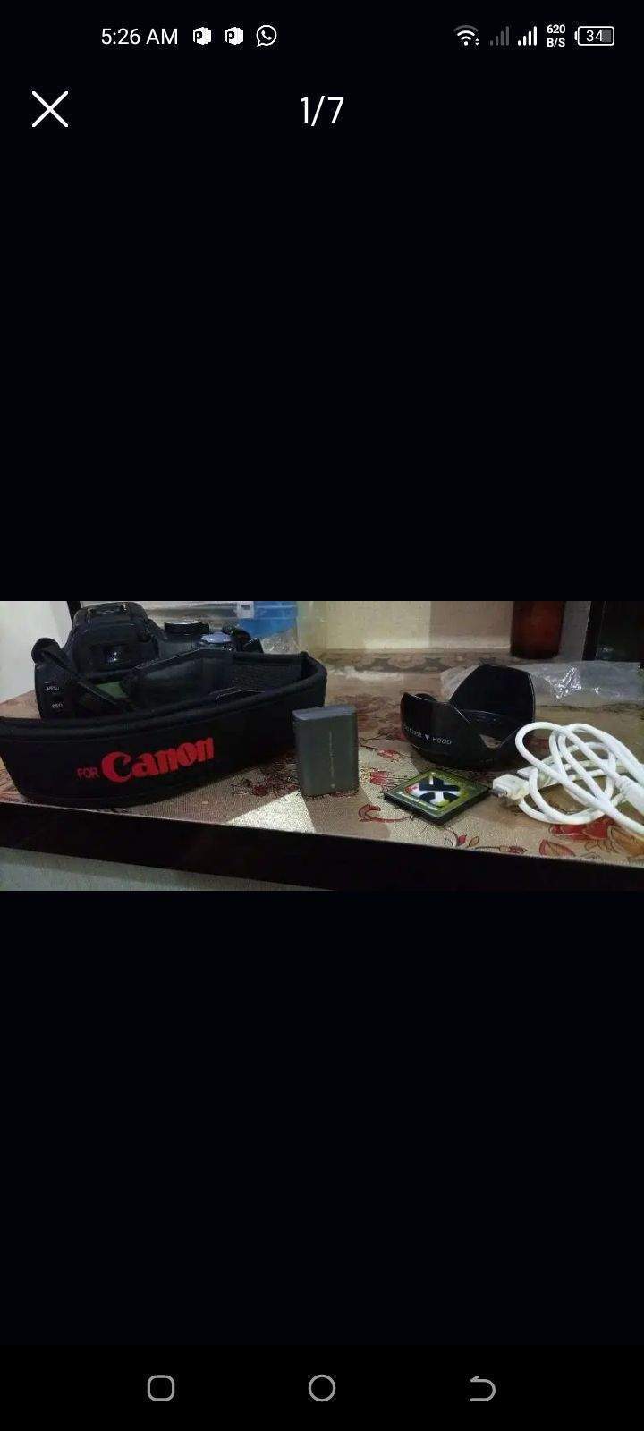 Canon DSLR 35-105 lens 10/9 condition all Ok koy problem nahi ha by Rao Haseeb sardar
