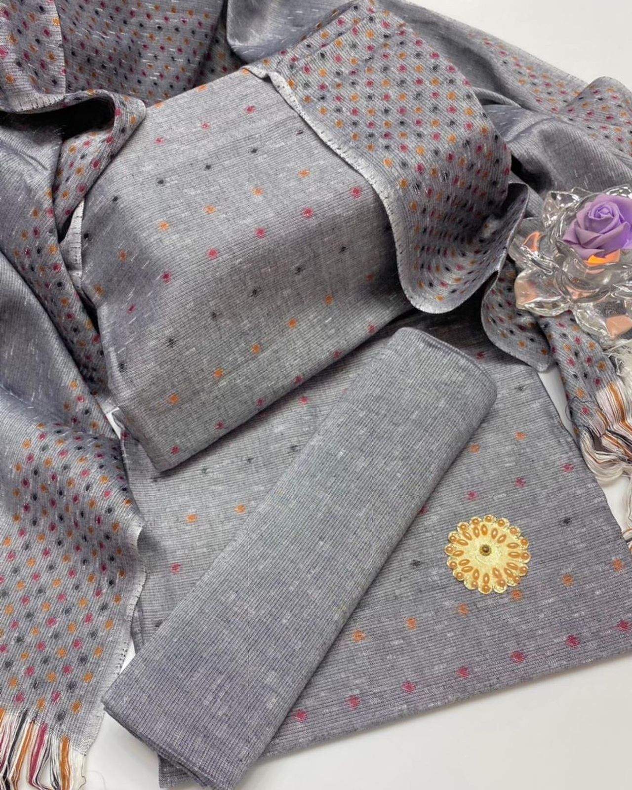 Kadi 3 piece by Hanzala Khan