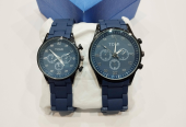 Couple’s casual analogue watch by ASAD Ali