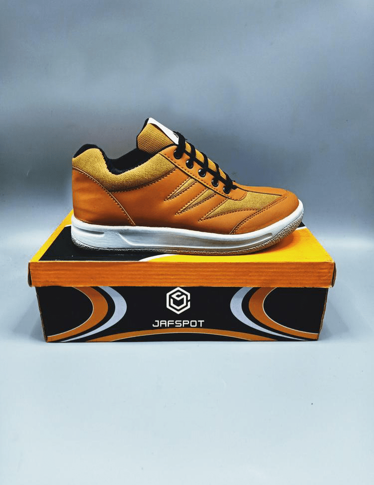 Men’s Outdoor Running Desert Sneakers – Brown by Faizan Ejaz