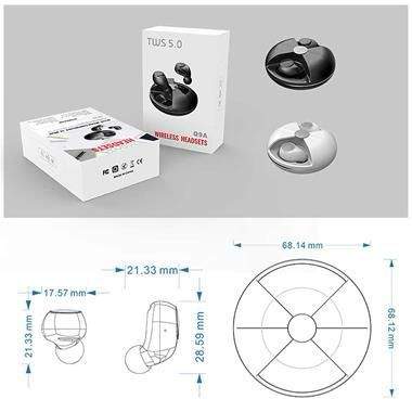 Q9a Bluetooth 5.0 Tws Earbuds, Built In Micro Phone Hd Call, Original by Sagheer Abbas