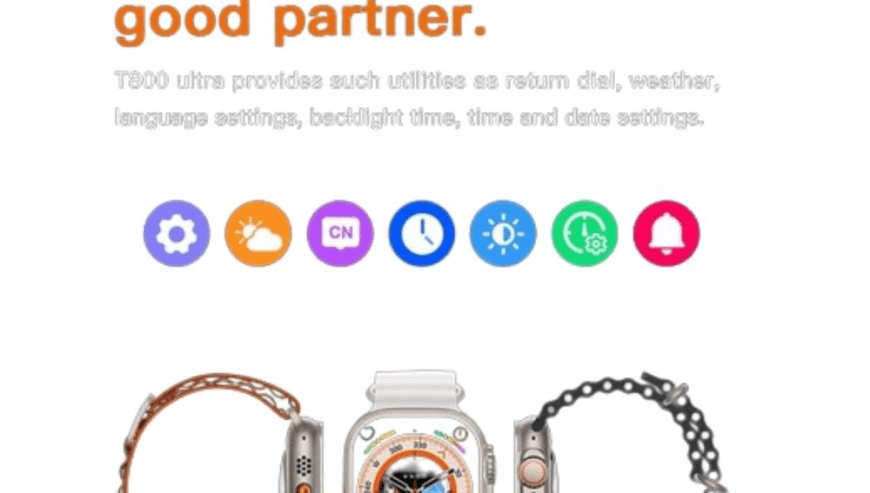 T900 Ultra Smart Watch by Haroon Awan
