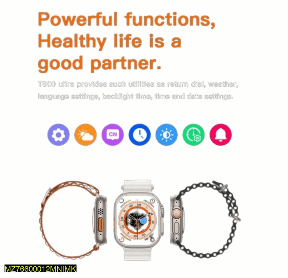 T900 Ultra Smart Watch by Haroon Awan