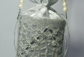Bridal Fancy Bucket Clutch by Zohanali Ali