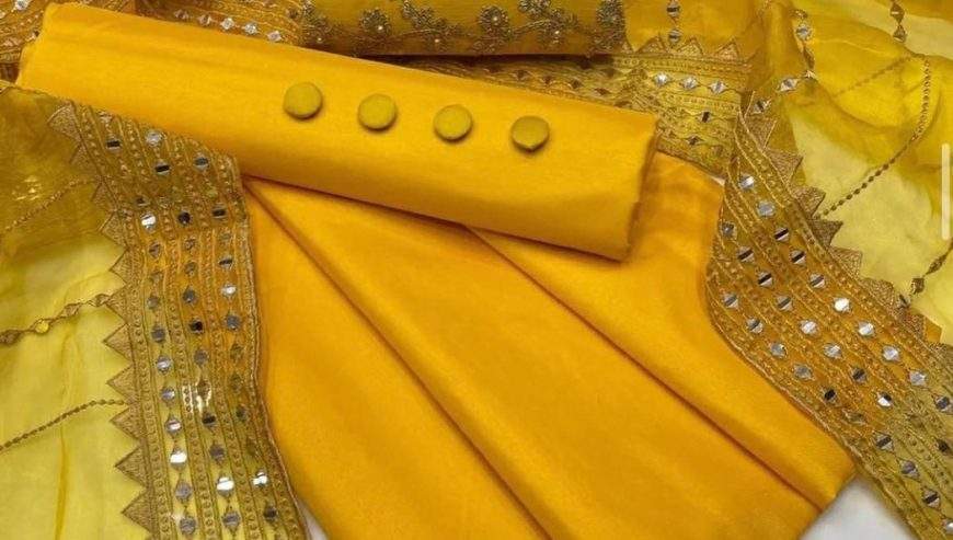 Organza 3 piece by Hanzala Khan