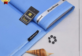 Men’s Unstitched Cotton Plain Suit by Abuzar Businessman