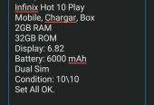 Infinix Hot 10 play by Rida ayan