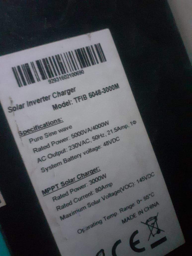 Tesla inverter 5 kilowatt 2set by shahzada gulfam