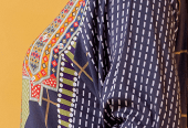 1 pc safwa woman’s Unstitched viscose printed suit by Syed Hasnain Shah