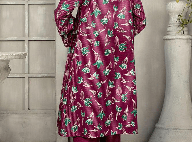2 pcs woman’s Unstitched masuri printed suit by Syed Hasnain Shah