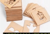 Wooden Stencils, Pack of 16 by Fakhra Qazi