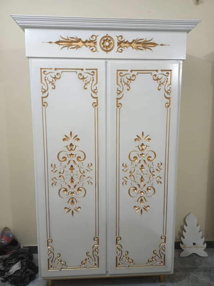 Bed set / Almira / Side tables / shoe rack / Dressing table by Kamal Basha