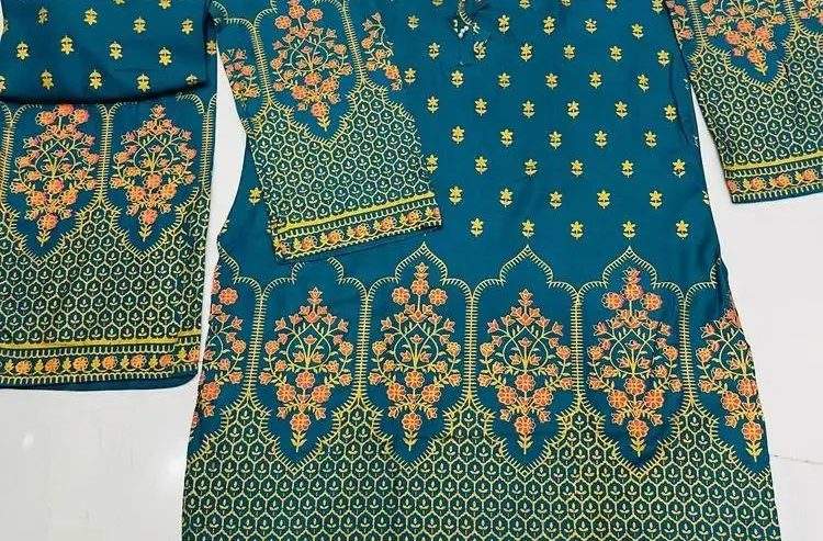 Woman stitched dress by Saghir