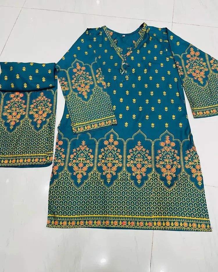 Woman stitched dress by Saghir