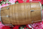 Best Quality Dholak or Dholki Black Sheesham Wood Carving by Pakistan Power tools