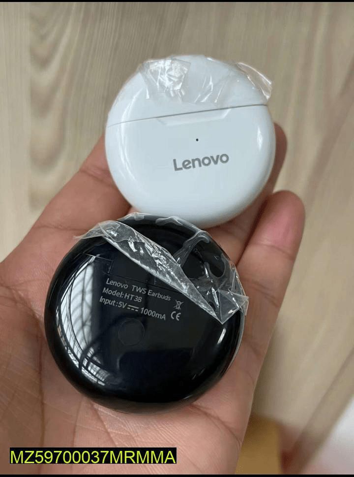 HT38 Earbuds, White by Raja Ubaid