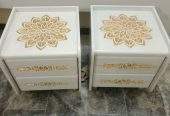 Bed set / Almira / Side tables / shoe rack / Dressing table by Kamal Basha