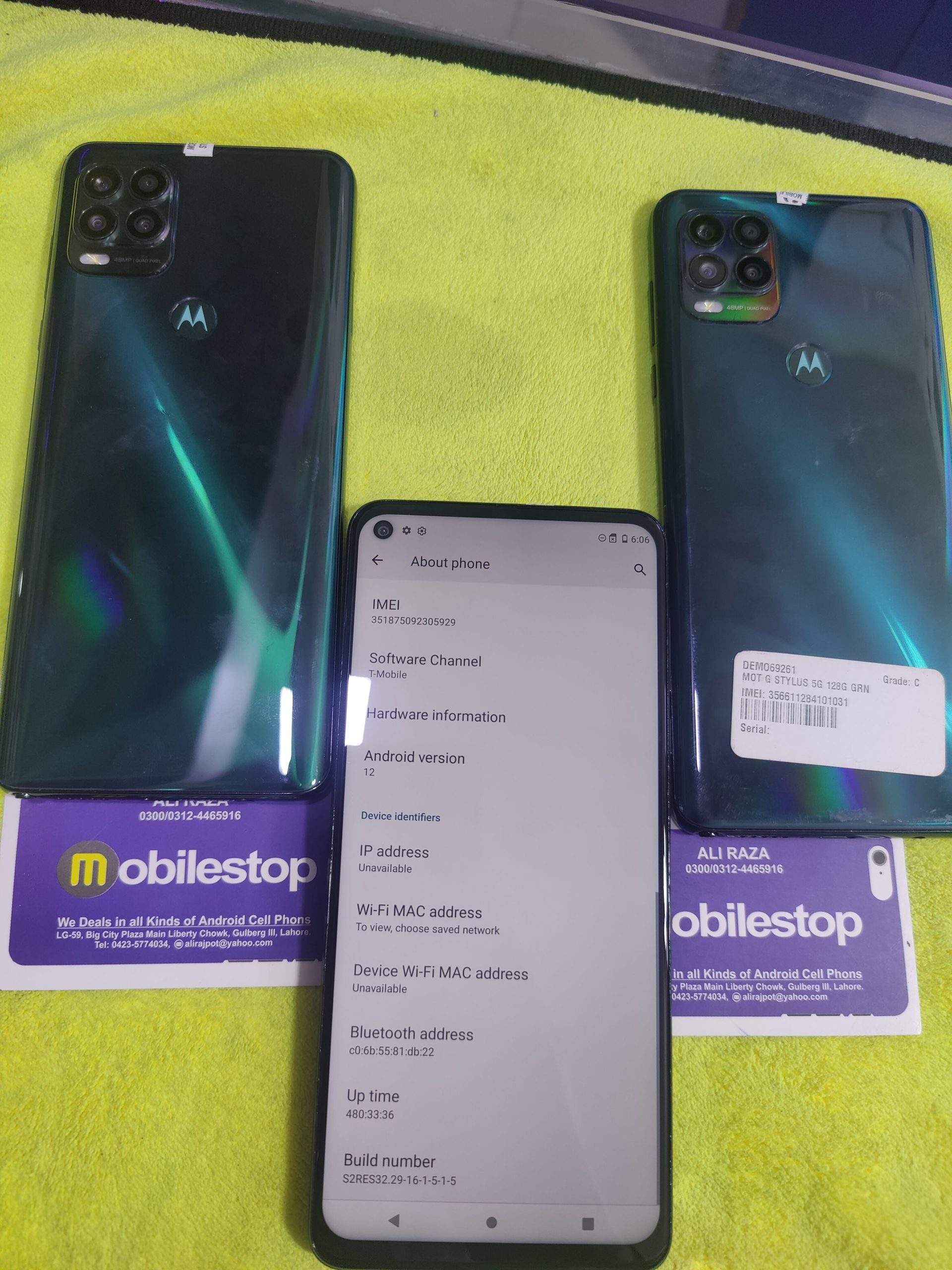 Motorola Stylus-5g 2021 model 4/128, Stylus -5g 2022 model 4/128+6/128 by Ali Raza