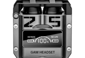 M25 Digital Display case earbuds black all Pakistan free delivery by Muhammad Nigar