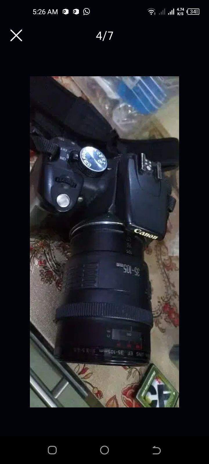 Canon DSLR 35-105 lens 10/9 condition all Ok koy problem nahi ha by Rao Haseeb sardar