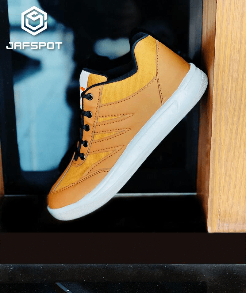 Men’s Outdoor Running Desert Sneakers – Brown by Faizan Ejaz