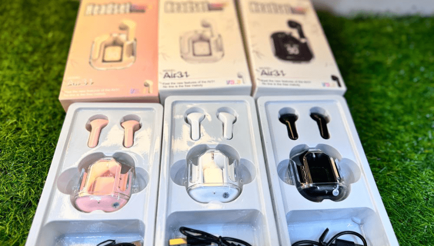 Air 31 digitel display wireless Earbuds by anas Wazir