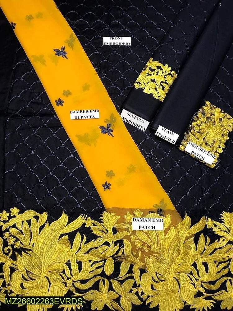 3 piece Lawn wandering dress by Farming With taste vlogs