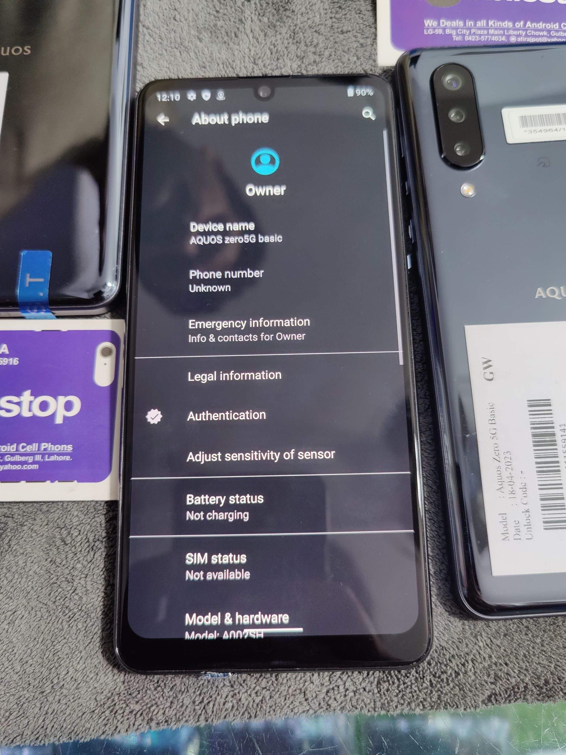 SHARP AQUOS Japan Brand,R5, Sense 5g, Zero 2, Zero 5g Basic,, Arrows B by Ali Raza