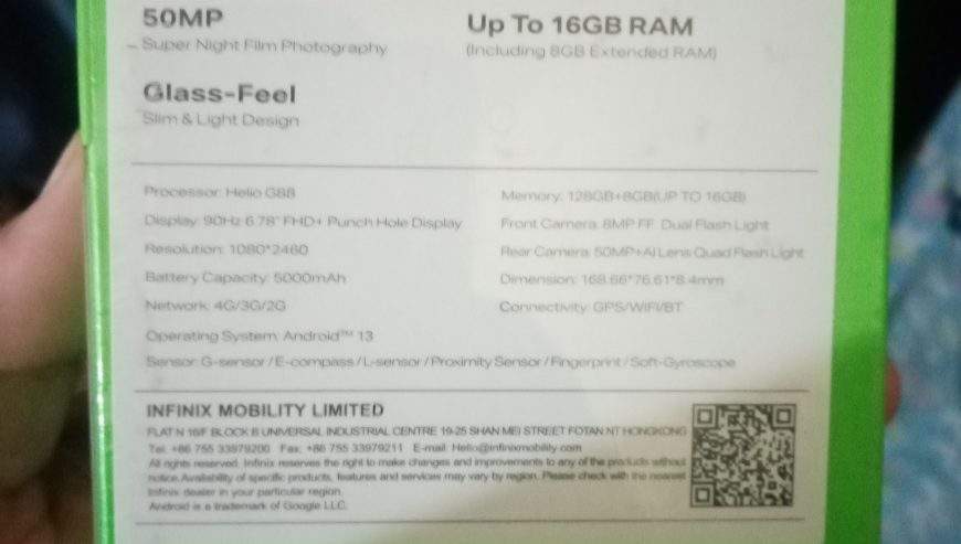 Infinix Hot 30 Brand New Mobie by يأسر بٹ