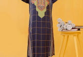 1 pc safwa woman’s Unstitched viscose printed suit by Syed Hasnain Shah