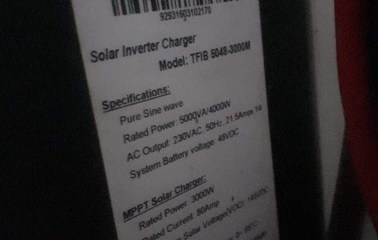 Tesla inverter 5 kilowatt 2set by shahzada gulfam