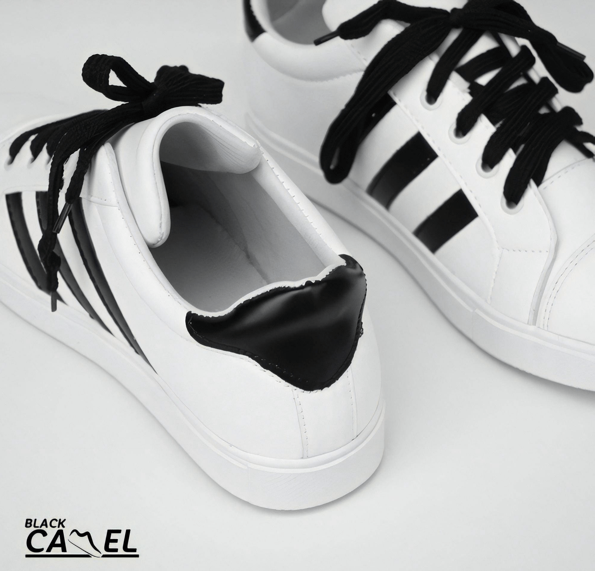 Black Camel Rotterdam Sneakers by Faizan Ejaz