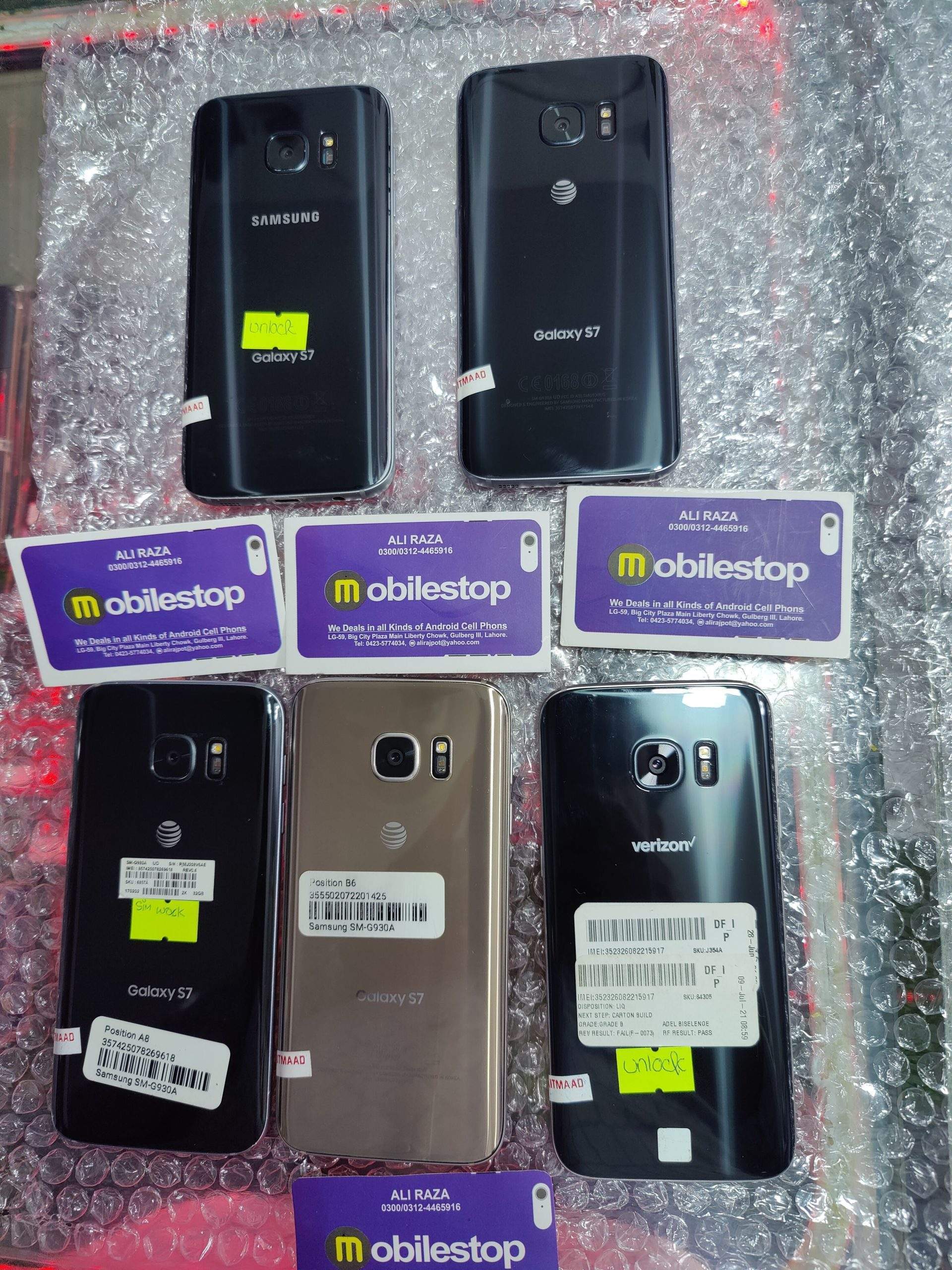 Samsung Galaxy S7 Non PTA sim working 4/32 , S7 edge Non PTA sim lock by Ali Raza