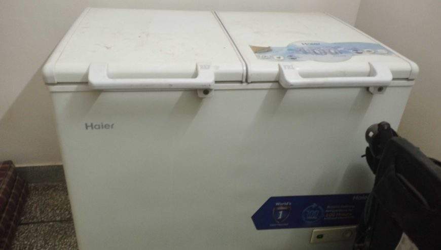 Double door deep freezer by Kanwal Abbas