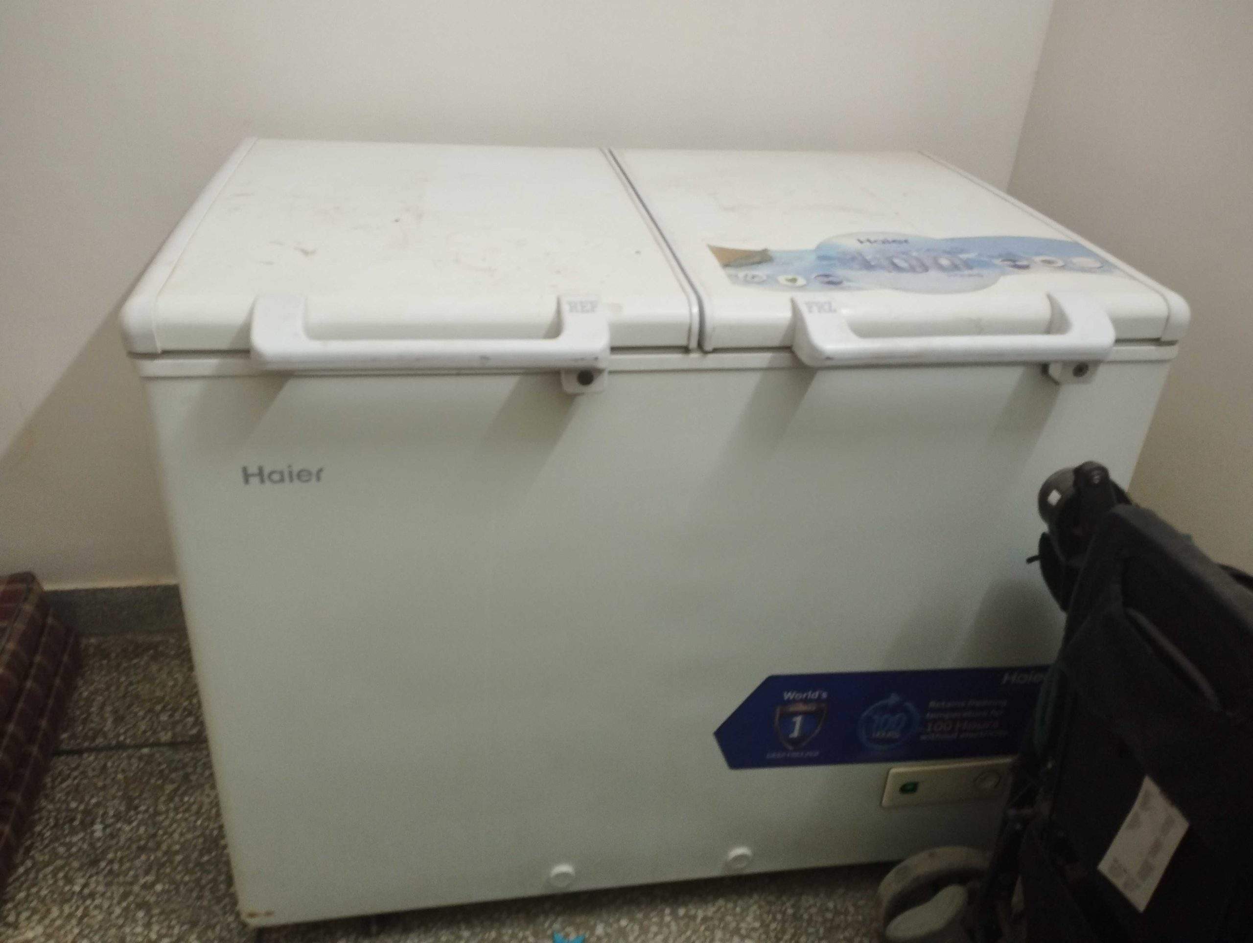 Double door deep freezer by Kanwal Abbas