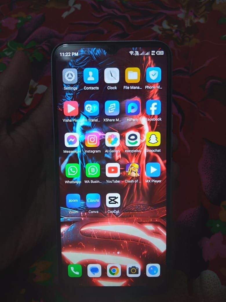 Tecno spark 8c with charger by Atif Ali