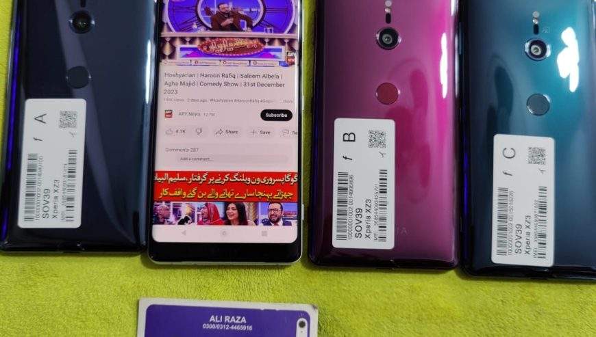 Sony XZ3 official pta by Hassaan Rajpoot