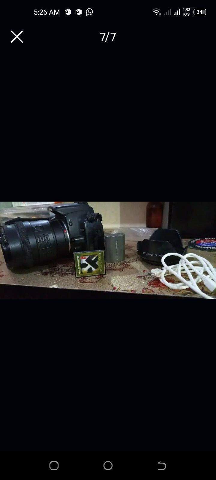 Canon DSLR 35-105 lens 10/9 condition all Ok koy problem nahi ha by Rao Haseeb sardar