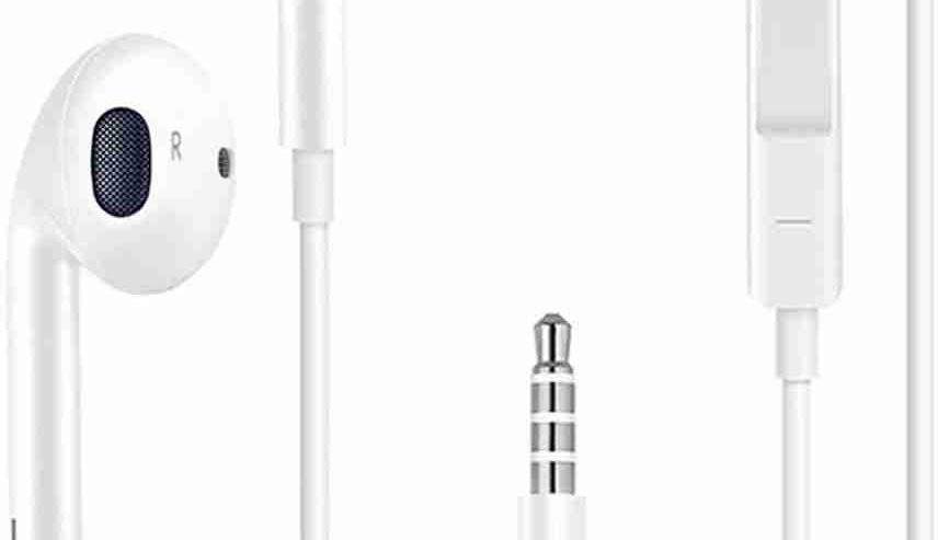 Apple Earphone With 3.5MM Headphone Plug by vincenzo craftsmanship
