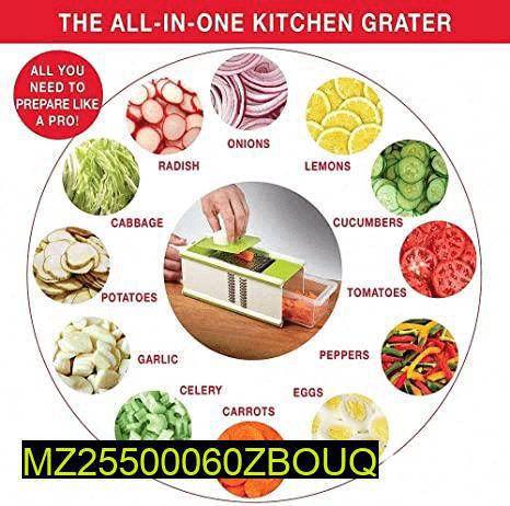 • Multi Functional Grater 5 In 1 by M. Bilal