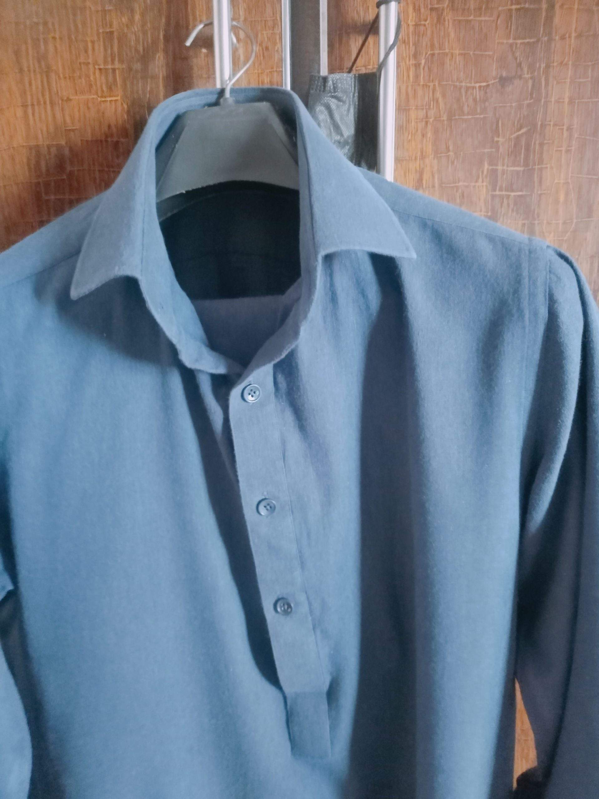 Kameez Shalwar (Kamalia Khaddar)medium size, Blue Color by Ali Sikandar